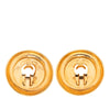 Chanel Gold Plated Faux Pearl Round Clip on Earrings Secondhand