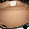 Gucci Small Bicolor Calfskin Bamboo Buckle Web Top Handle Bag Secondhand