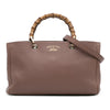 Gucci Medium Calfskin Bamboo Shopper Satchel Secondhand