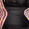 Prada Large Canvas Canapa Righe Striped Satchel Secondhand