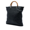 Gucci Calfskin Bamboo Shopper Satchel Secondhand