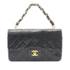 Chanel CC Quilted Lambskin Single Flap Secondhand