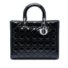Dior Large Patent Cannage Lady Dior Secondhand