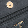 Secondhand Chanel Studded Grained Calfskin Boy Wallet On Chain