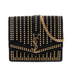 Saint Laurent Medium Studded Suede Monogram Sulpice Crossbody Secondhand