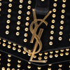 Saint Laurent Medium Studded Suede Monogram Sulpice Crossbody Secondhand