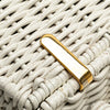 Ferragamo Straw Gancini Handbag Secondhand