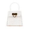 Ferragamo Straw Gancini Handbag Secondhand