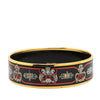 Hermès Wide Horse Enamel Bangle 65 Secondhand