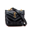 Saint Laurent Micro Matelasse Leather Loulou AirPods Case with Chain Secondhand