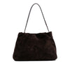 The Row Suede Bourse Shoulder Bag Secondhand
