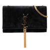 Saint Laurent Medium Suede Monogram Kate Tassel Crossbody Secondhand