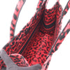 Dior Mizza Medium Embroidered Canvas Leopard Book Tote Secondhand