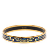 Hermès Narrow Printed Enamel Bangle 62 Secondhand