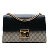 Gucci Medium GG Supreme Padlock Shoulder Bag Secondhand