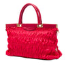 Prada Tessuto Gaufre Frame Satchel Secondhand