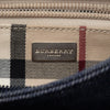 Burberry House Check Trimmed Denim Shoulder Bag Secondhand