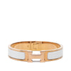 Secondhand Hermès Narrow Enamel Clic H Bracelet PM