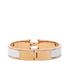 Secondhand Hermès Narrow Enamel Clic H Bracelet PM