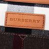 Burberry Medium Mega Check Canvas and Grained Calfskin Ashby Tassel Bucket Bag Secondhand