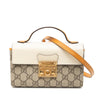 Gucci Mini GG Supreme Padlock Satchel Secondhand