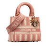 Dior Medium D-Stripes Lady D-Lite Secondhand