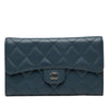 Chanel CC Quilted Lambskin Classic Flap Wallet Secondhand