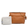 LOEWE Nano Leather Flamenco Knot Chain Crossbody Secondhand