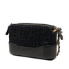 Chanel Tweed Gabrielle Double Zip Clutch with Chain Secondhand