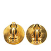 Secondhand Chanel Gold Plated CC Clip On Earrings