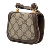 Gucci GG Supreme Blondie Card Case on Strap Secondhand