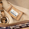 Chanel Quilted Lambskin and Tweed Double Case with Chain Secondhand