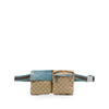 Gucci GG Canvas Web Double Pocket Belt Bag Secondhand