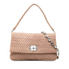 Miu Miu Matelasse Nappa Crystal Chain Satchel Secondhand