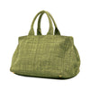 Prada Large Canvas Canapa Satchel Secondhand