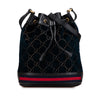 Gucci GG Velvet Web Bucket Secondhand