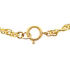 Chanel Gold Plated CC Pendant Rhinestones Necklace Secondhand