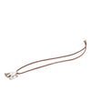 Hermès Palladium Plated Horse Head Pendant Necklace Secondhand