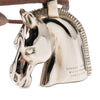 Hermès Palladium Plated Horse Head Pendant Necklace Secondhand