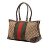 Gucci GG Canvas Web Satchel Secondhand