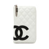 Chanel CC Quilted Lambskin Cambon Ligne Zippy Organizer Wallet Secondhand