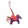 Hermès Milo Lambskin and Swift Grigri Rodeo Pegase Bag Charm PM Secondhand