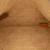 Celine Raffia Cuir Triomphe Zip Pouch Secondhand