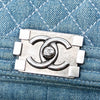 Chanel Large Quilted Denim Boy Flap Secondhand