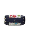 Gucci Small Canvas Flora Bamboo Shopper Satchel Secondhand