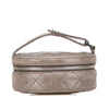 Chanel CC Quilted Aged Calfskin Round Clutch Secondhand