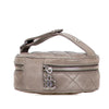 Chanel CC Quilted Aged Calfskin Round Clutch Secondhand