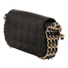 Chanel Mini Chocolate Bar Satin Triple Chain Single Flap Secondhand