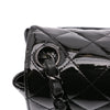 Secondhand Chanel Mini Square Classic Patent So Black Single Flap