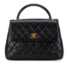Chanel Medium Lambskin Kelly Top Handle Bag Secondhand